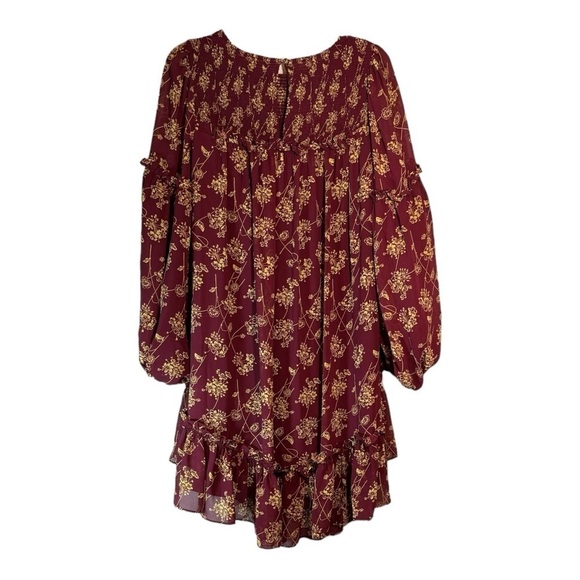 Cinq a Sept Zola Chiffon Floral Print Minidress NWT - Picture 5 of 9